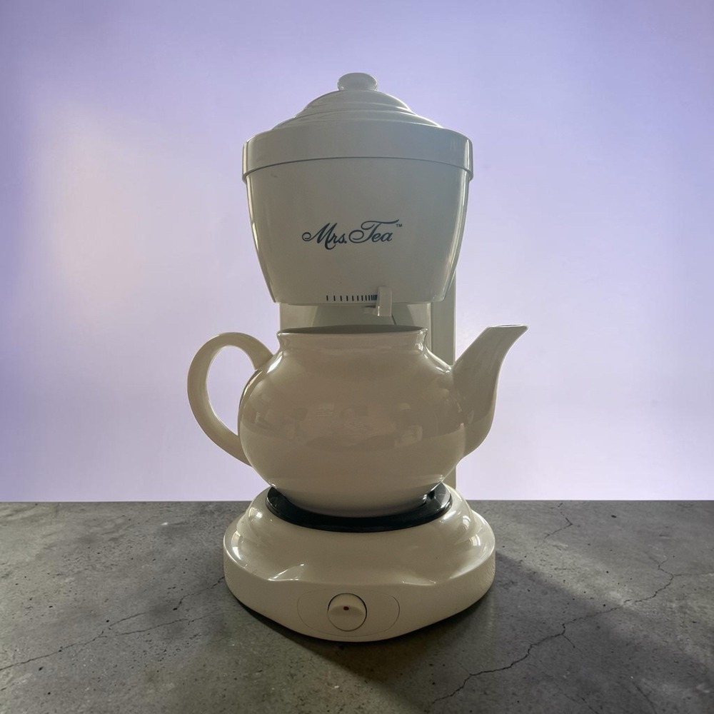 Vintage Mrs. Tea Electric Hot Tea Maker By Mr. Coffee Tested & Works